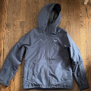 Patagonia Men's Dark Blue Insulated Powder Town Ski Jacket